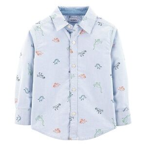 Carter’s Button-Down Dinosaur Shirt